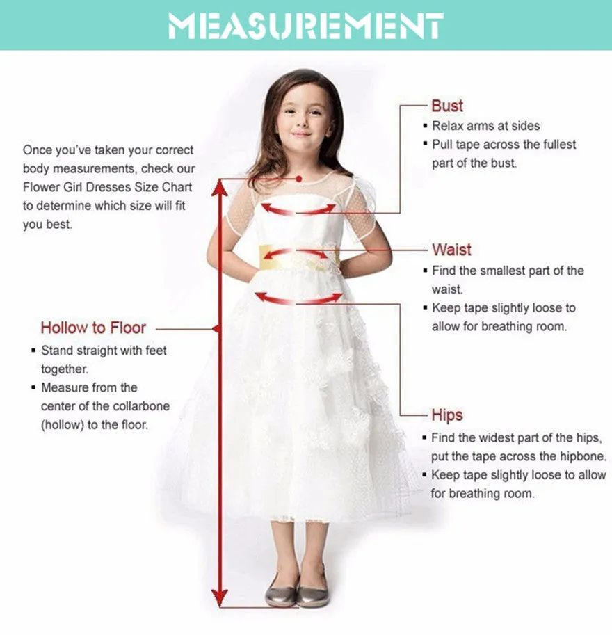 Lovely Ivory Tulle Long Flower Girl Dress with Lace, Cute Flower Girl Dresses