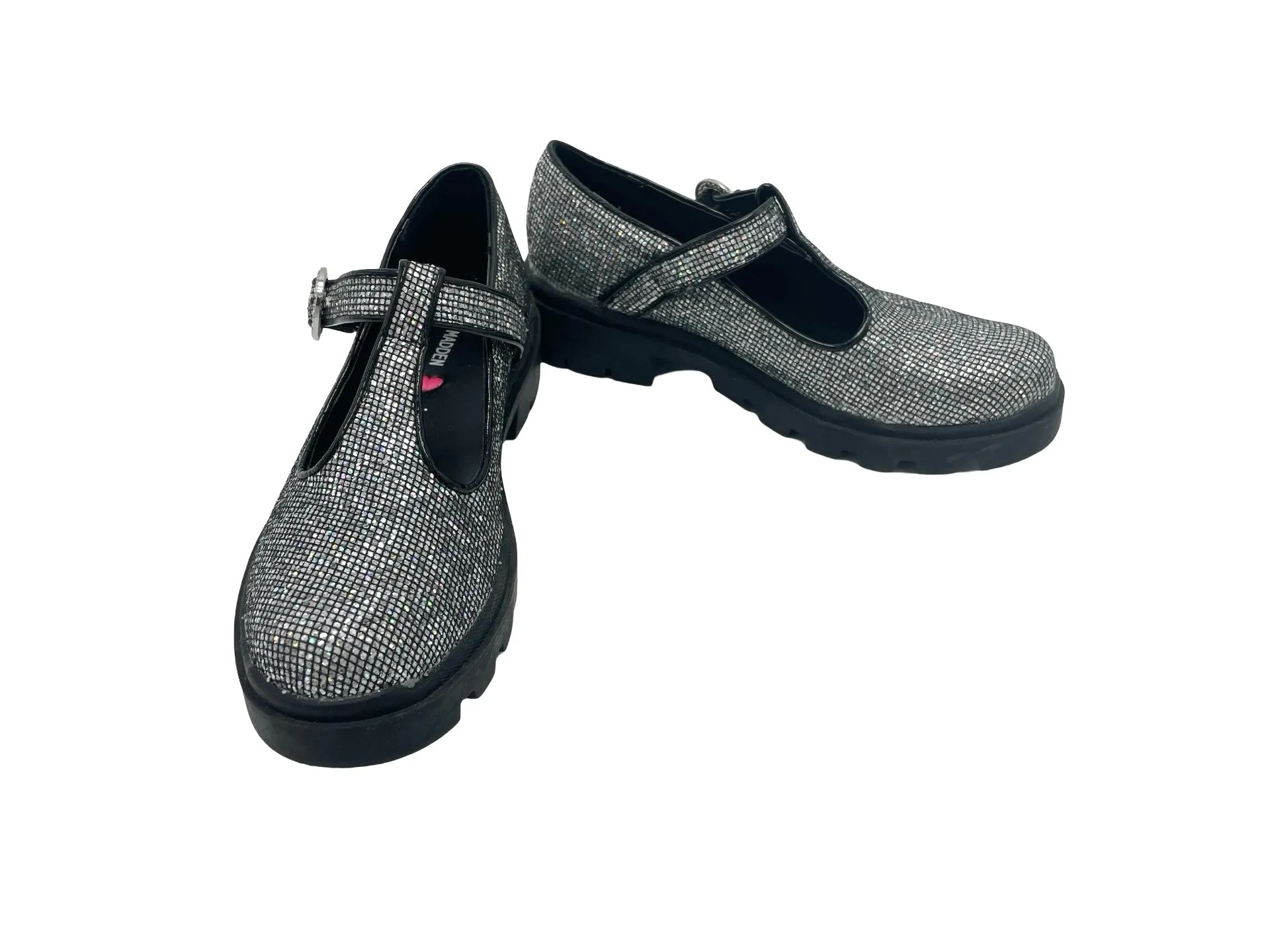 Madden girl glitter shoes - 4 youth