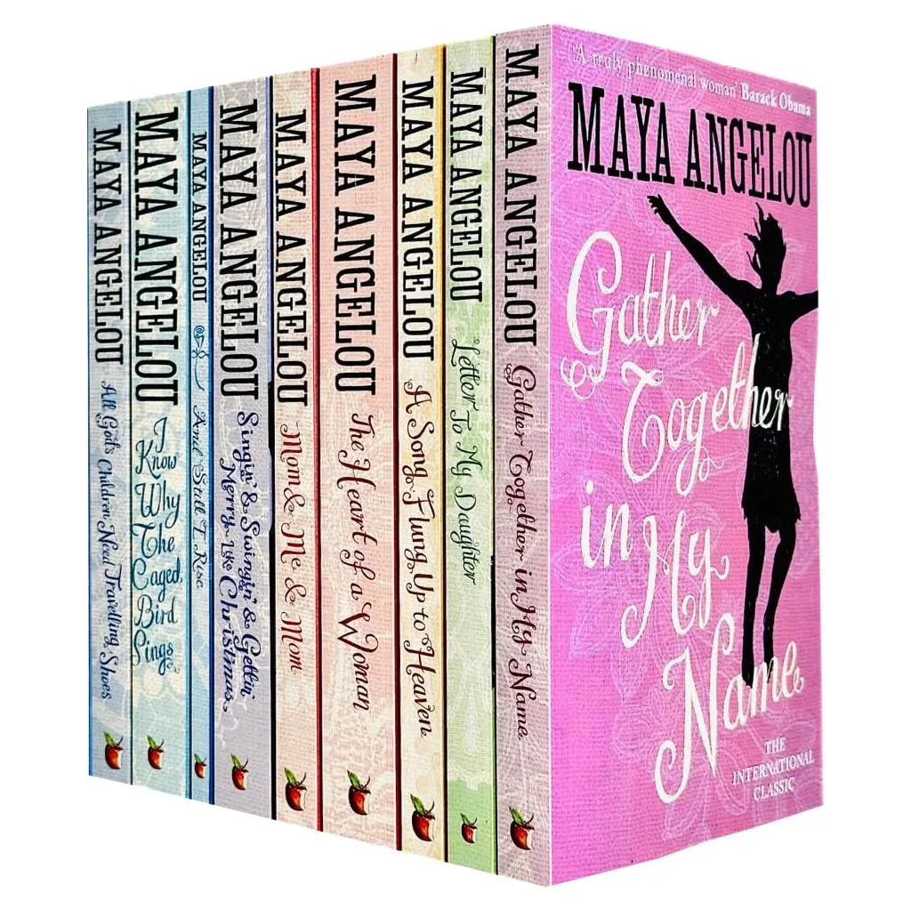 Maya Angelou Collection 9 Books Set (And Still I Rise,Mom and Me and Mom)