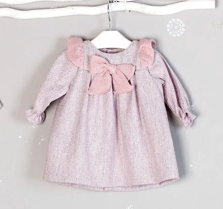 Mebi Frill & Bow Dress