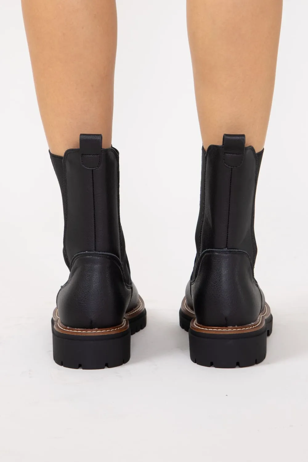 MIA Fala Water Resistant Boots for Women in Black | MH240801-BLACK