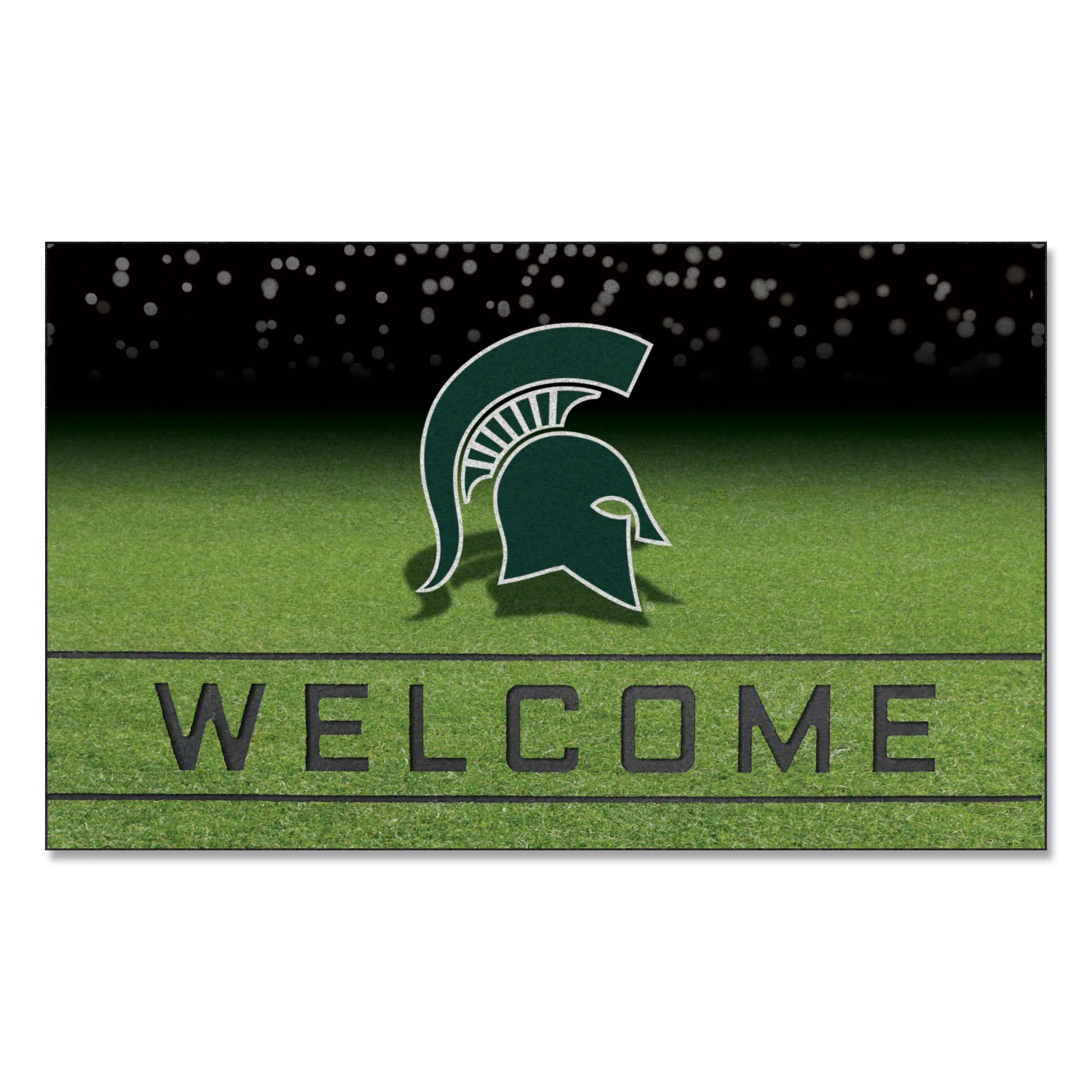 Michigan State University Crumb Rubber Door Mat