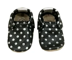 Minimoc polka dot shoes - toddler/infant size 1 (0-3m)