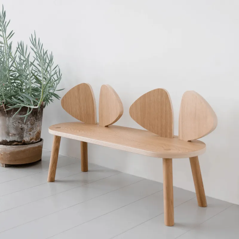 Mouse Bench | Oak by NOFRED