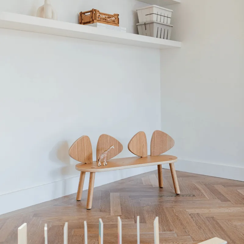 Mouse Bench | Oak by NOFRED