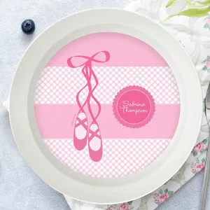 My Ballerina Shoes Personalized Kids Bowl