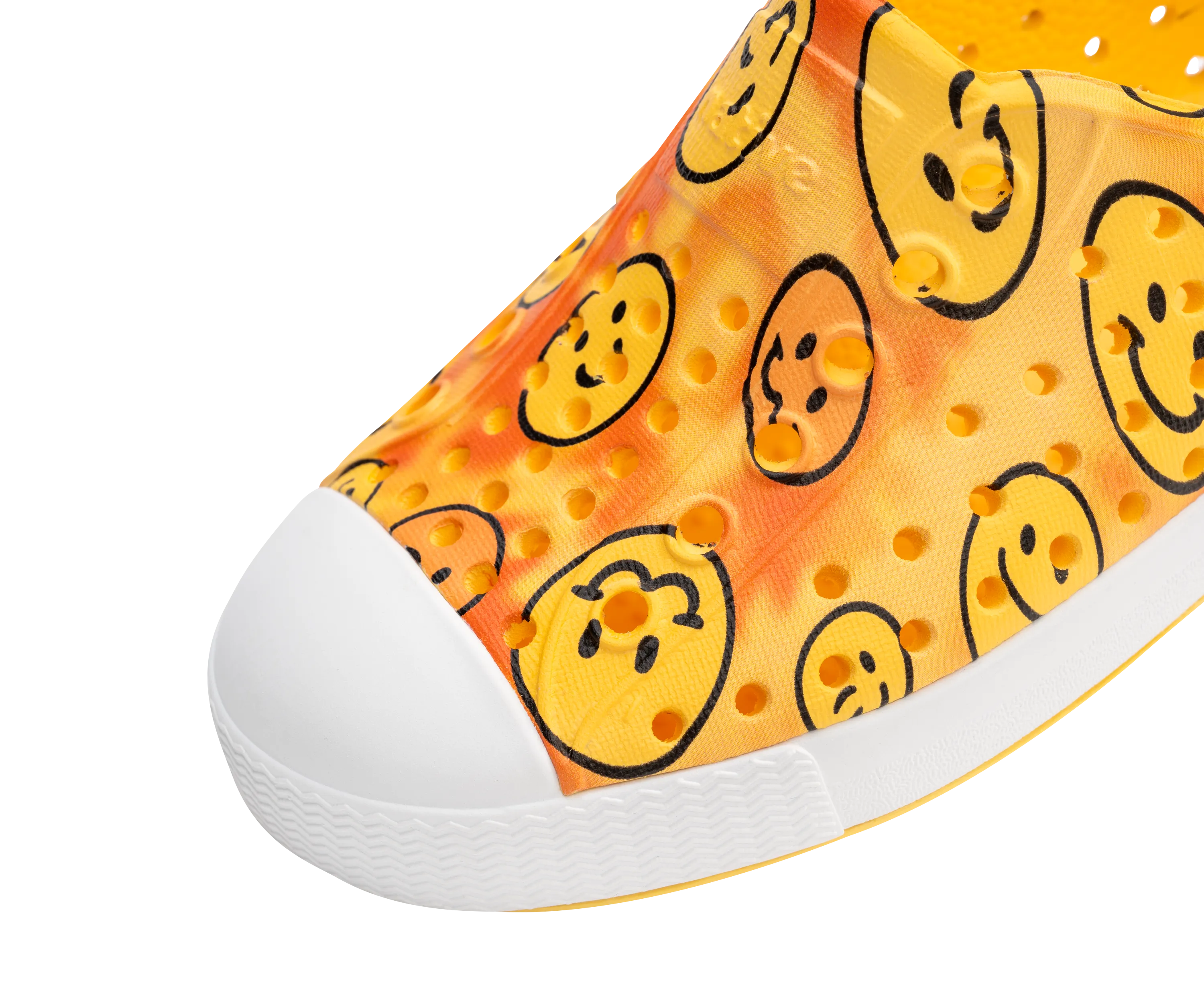 Native Jefferson Print Kids Shoes Happy Tie Dye
