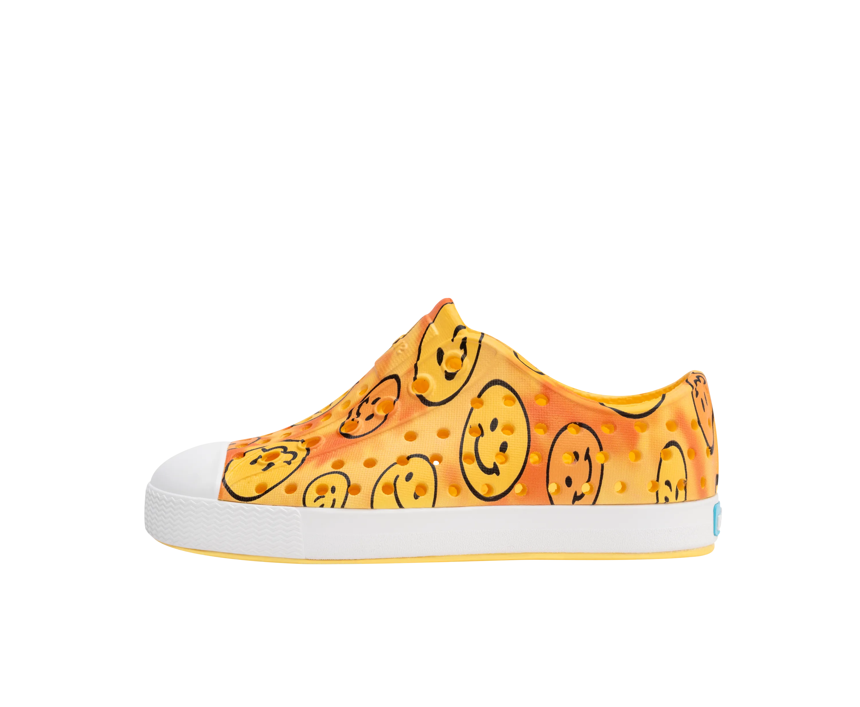 Native Jefferson Print Kids Shoes Happy Tie Dye