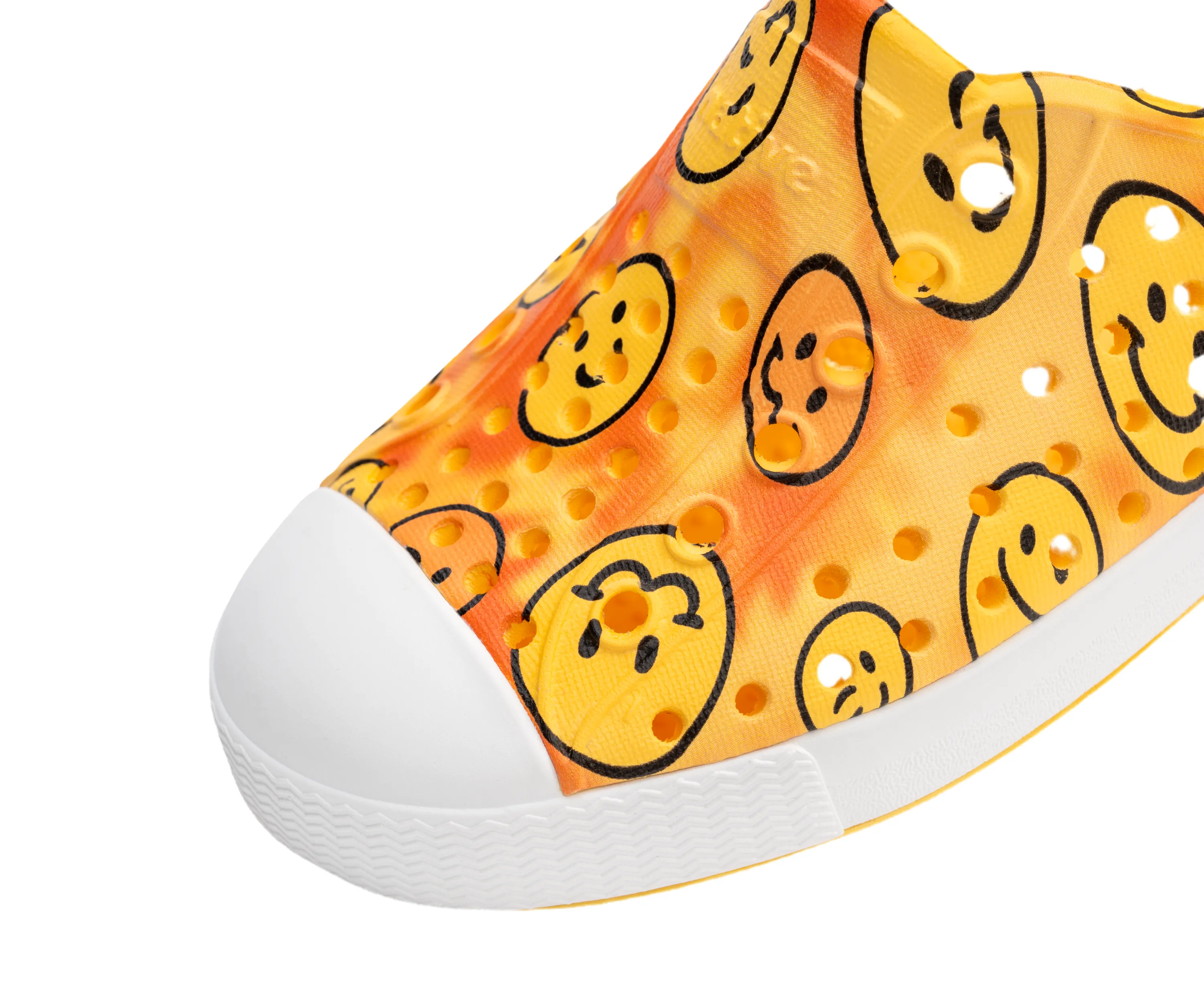 Native Jefferson Print Kids Shoes Happy Tie Dye