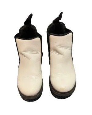 Native Jefferson white boots - toddler size C12