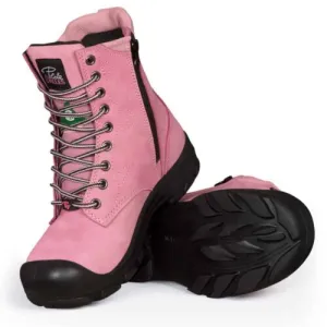 Nat's 8" Ladies Work Boots with Zipper - CSA Approved