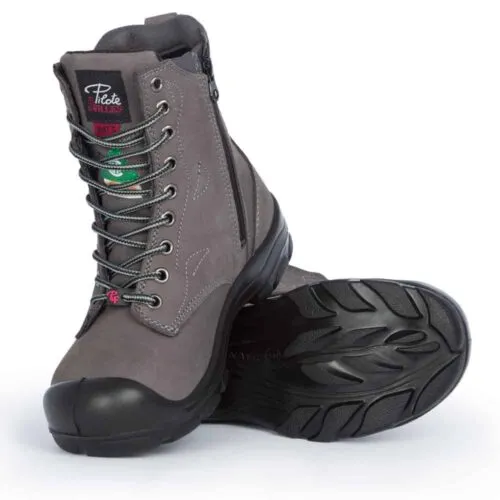 Nat's 8" Ladies Work Boots with Zipper - CSA Approved