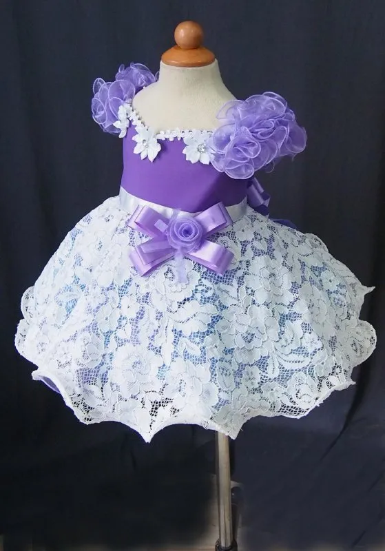 Natural Infant/toddler/baby/children/kids Girl's Pageant Dress 1~4T New G083