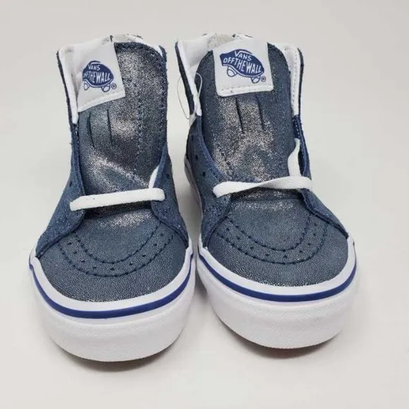 New 11.5 Vans Sk8-Hi zip Harry Potter Hogwarts metallic kids shoes