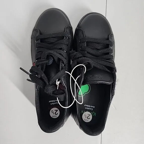 NEW Kickers Shoes Kids 2.5 EUR 34 Black