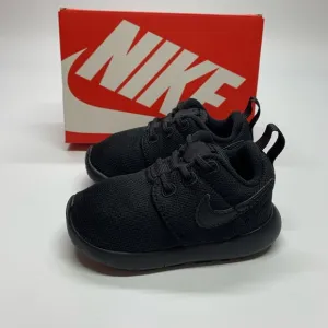 New Nike Roshe One Black Baby/Toddler Shoe black