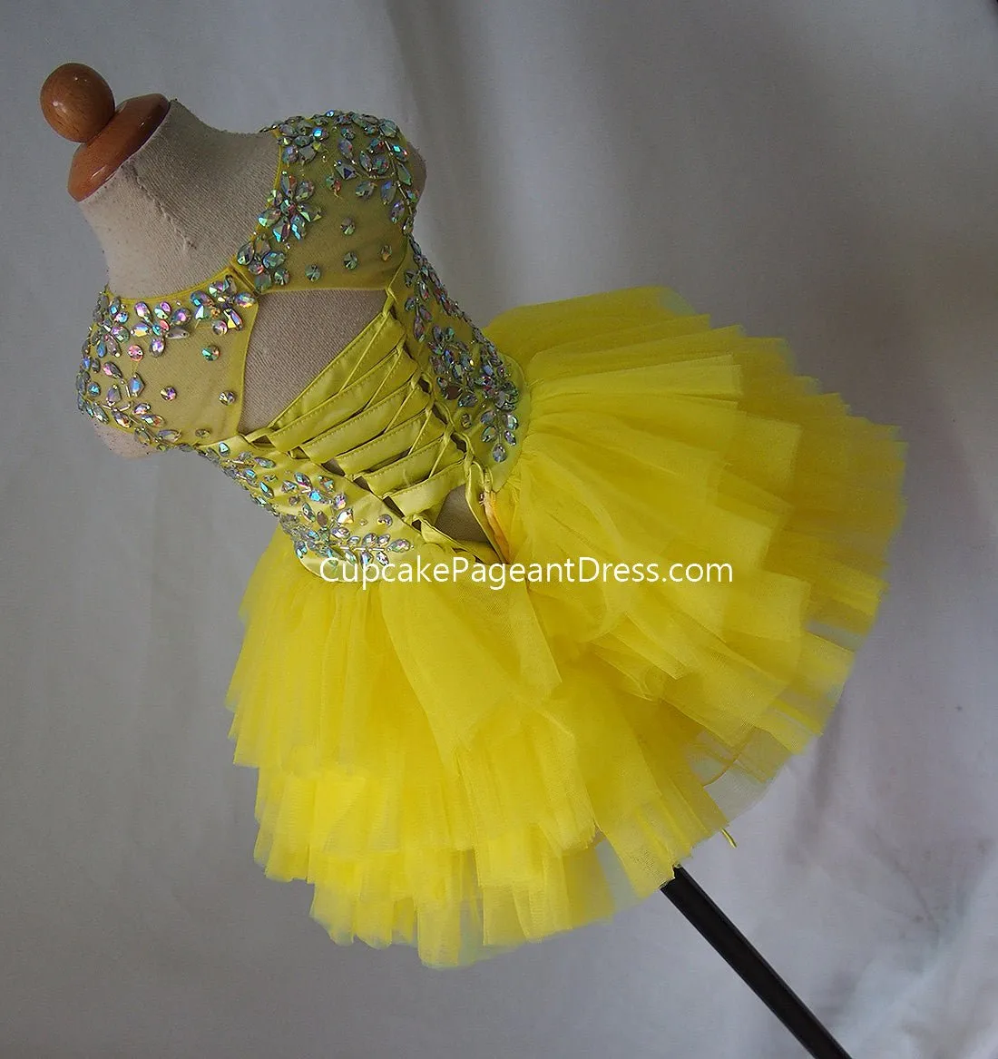 Newborn/Infant/toddler/baby/children/kids Girl's glitz Pageant Dress