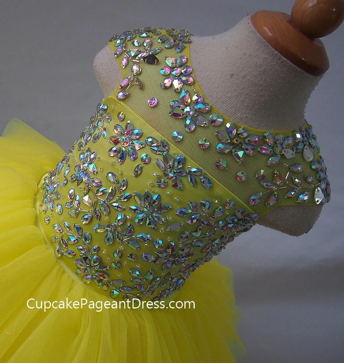 Newborn/Infant/toddler/baby/children/kids Girl's glitz Pageant Dress