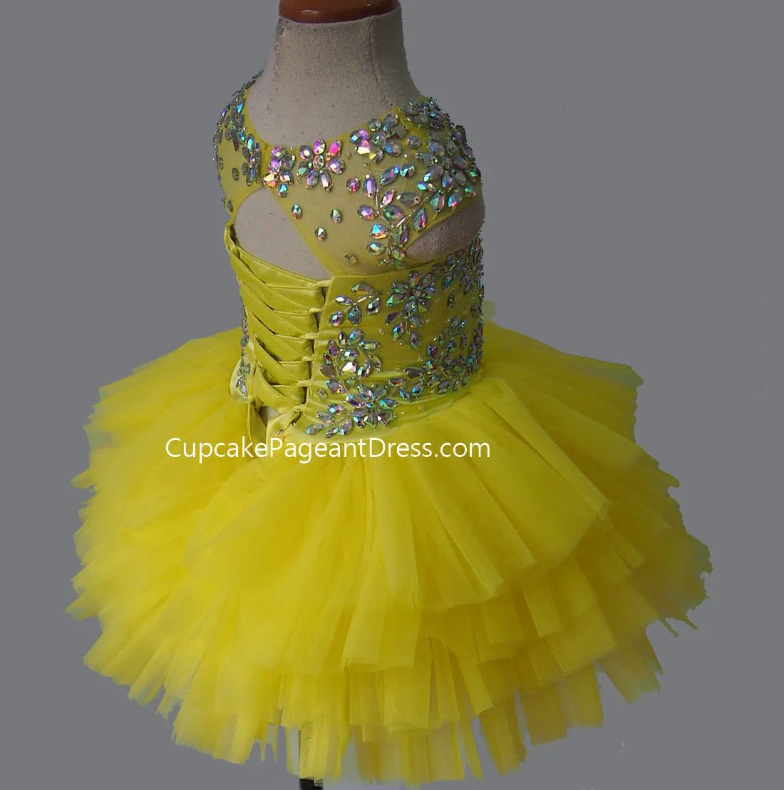 Newborn/Infant/toddler/baby/children/kids Girl's glitz Pageant Dress