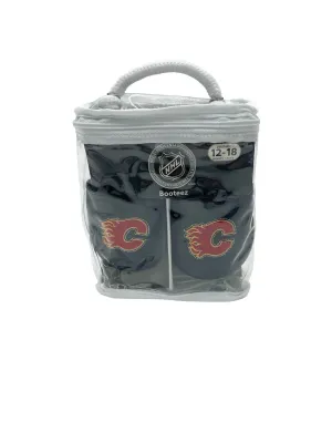 NHL Calgary Flames booteez - 12-18m brand new