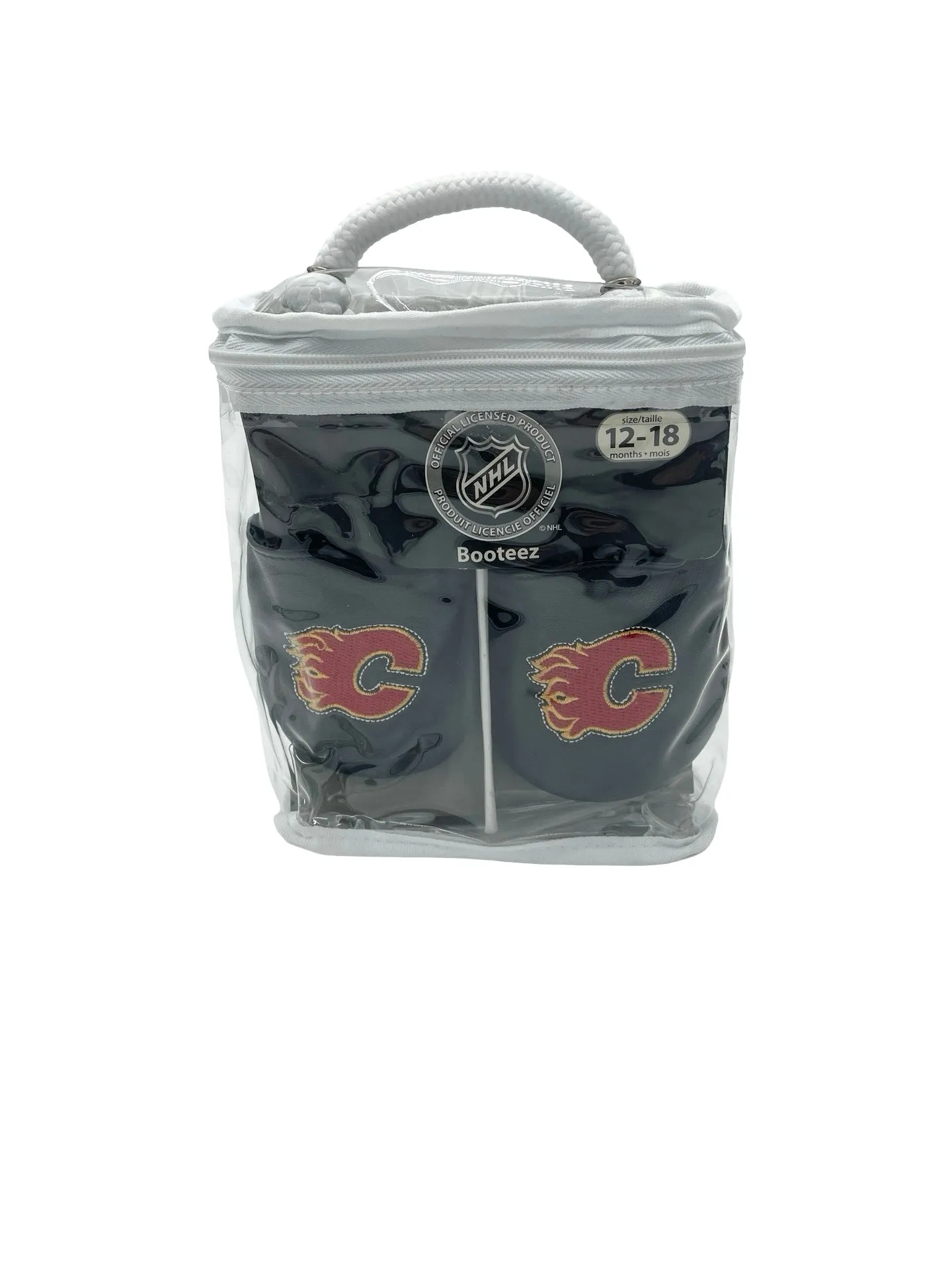 NHL Calgary Flames booteez - 12-18m brand new