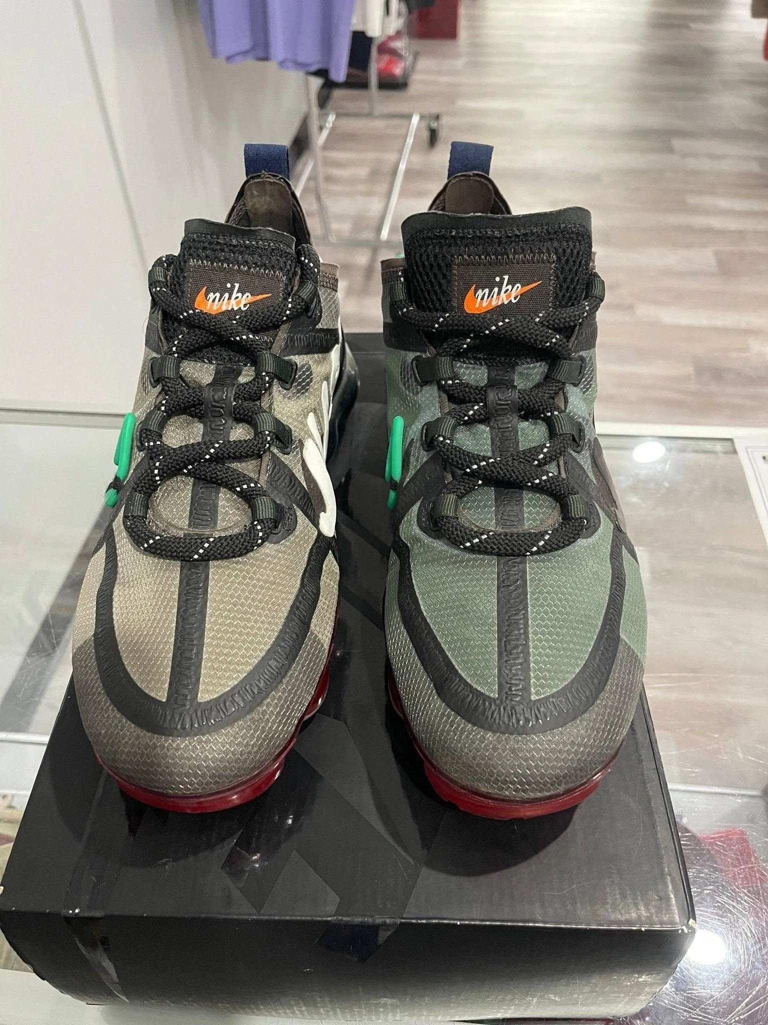 Nike Air VaporMax 2019 Cactus Plant Flea Market - Size 12 Women's / 10.5 Mens - USED