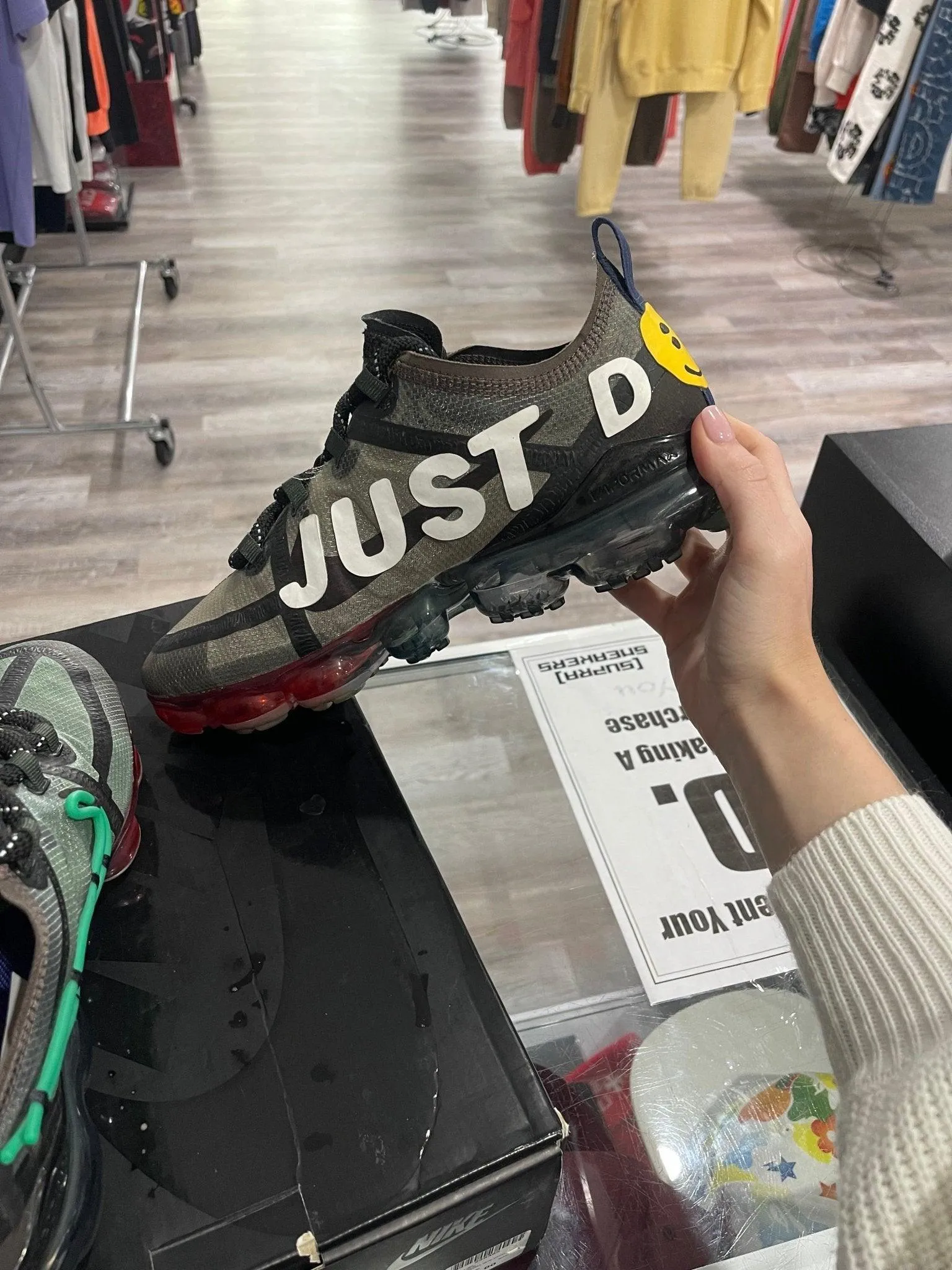 Nike Air VaporMax 2019 Cactus Plant Flea Market - Size 12 Women's / 10.5 Mens - USED