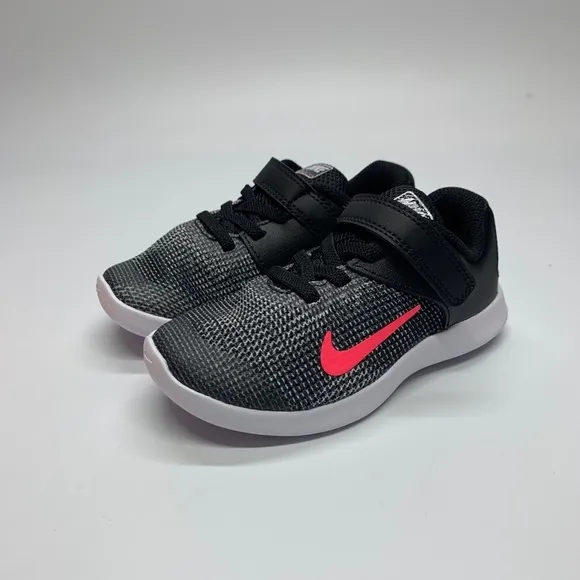 Nike Flex 2018 RN (TDV) Toddler Shoes Black/Pink