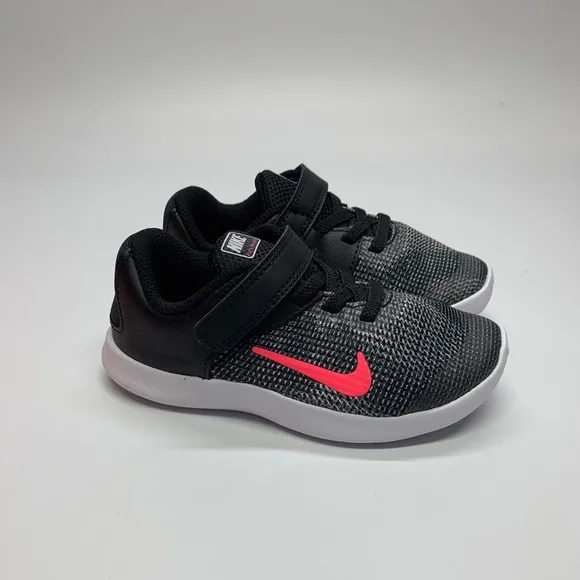 Nike Flex 2018 RN (TDV) Toddler Shoes Black/Pink