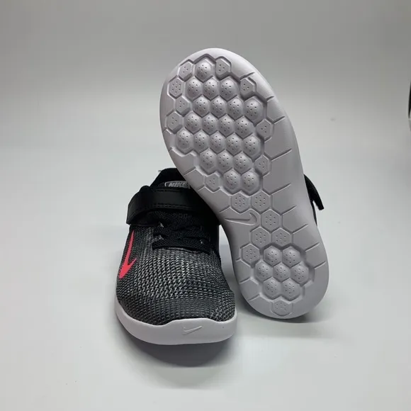 Nike Flex 2018 RN (TDV) Toddler Shoes Black/Pink