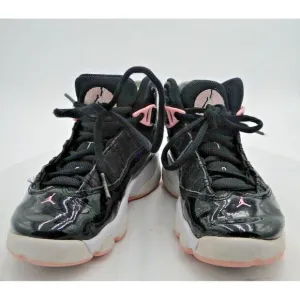 Nike Kid's Air Jordan 6 Rings Shoes Black Arctic Punch Pink 323431-002 Youth 12C