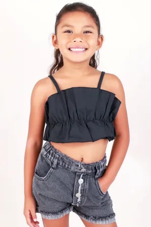 NO NAPS DENIM SHORTS | KIDS SIZE 2T-4T