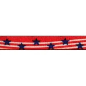 Novelty Flat Laces Custom Length with Tip - Stars & Stripes (1 Pair Pack) Shoelaces
