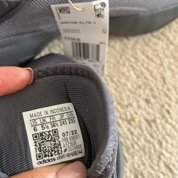 NWT Adidas Adifom SLTN Grey Shoes Sneakers