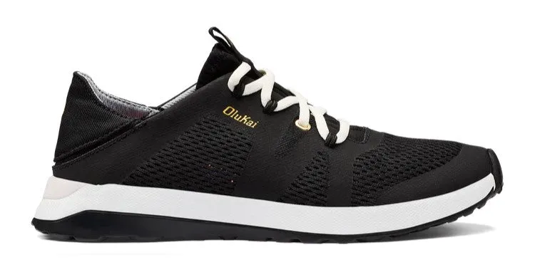 OluKai Huia Women’s Slip-On Athletic Shoes Black
