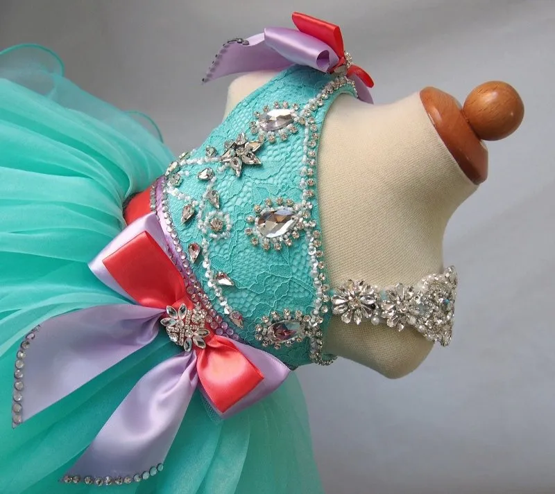 One Shoulder Little Miss/Baby Girl Cupcake Pageant Dress