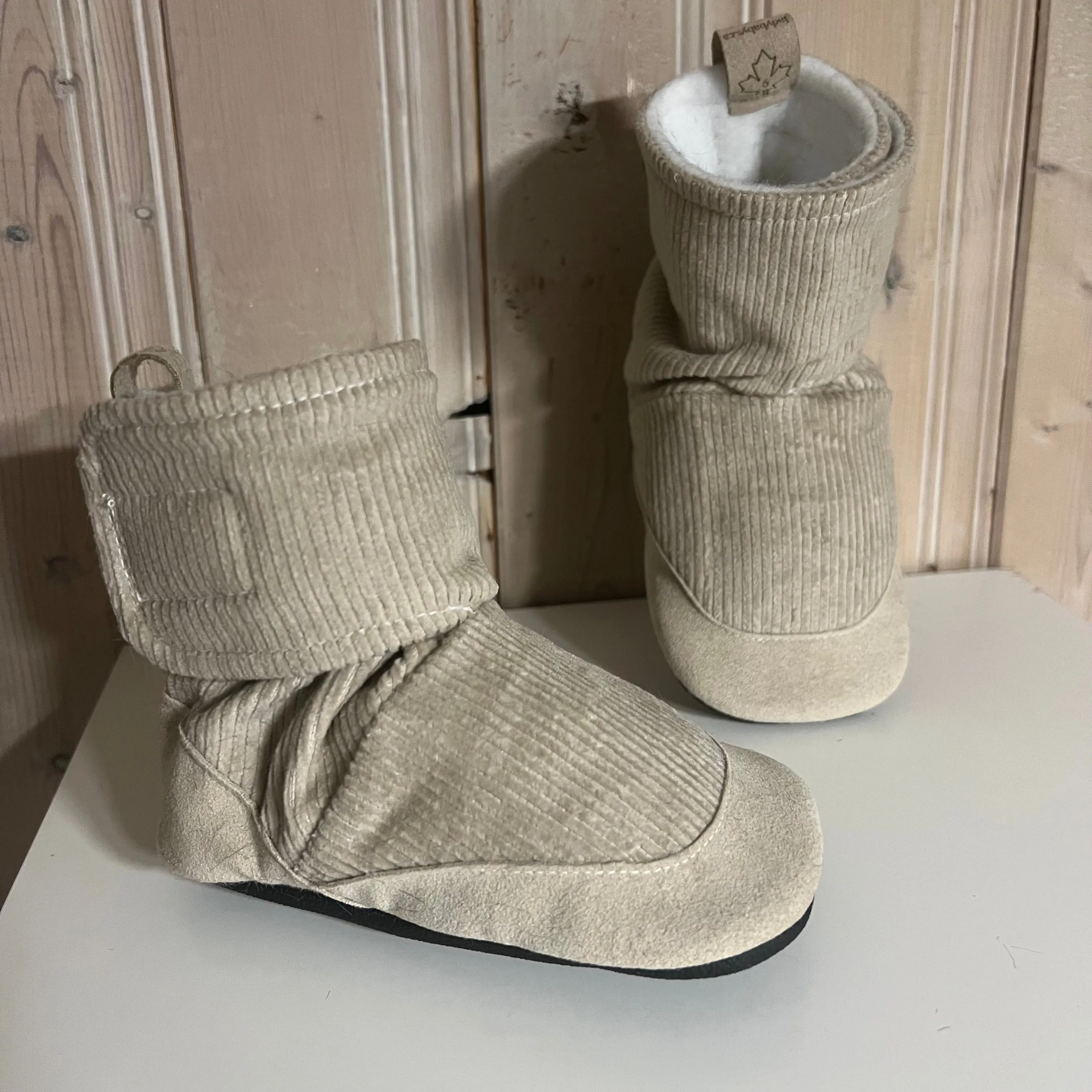 Original boots - cream corduroy