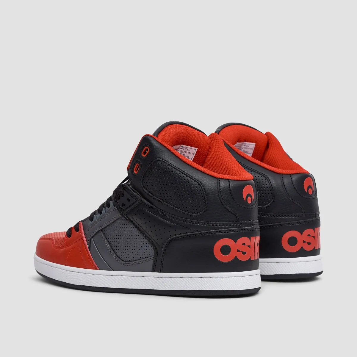 Osiris NYC 83 CLK Shoes - Black/Red/Grey