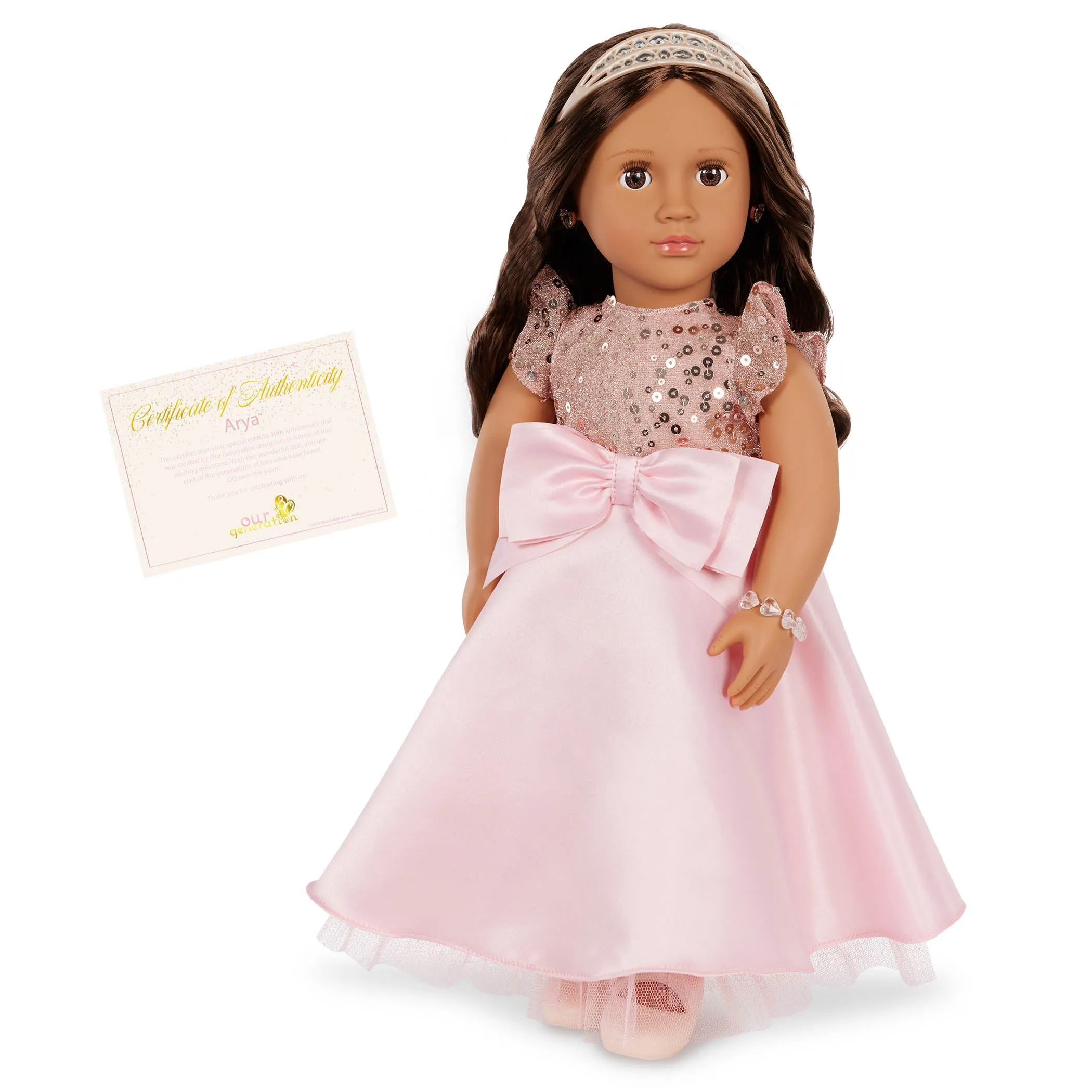 Our Generation 18" Special Event 30th Doll -Arya