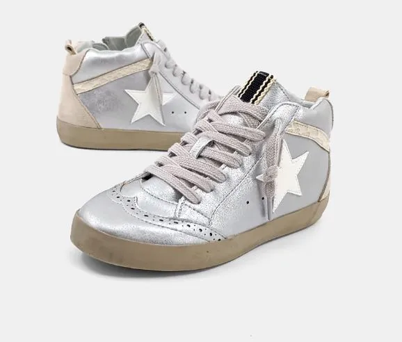 PAULINA KIDS- WHITE/SILVER