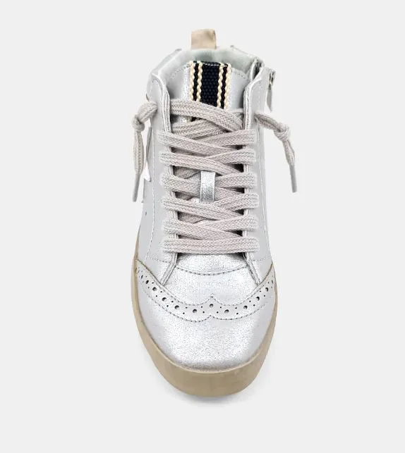 PAULINA KIDS- WHITE/SILVER