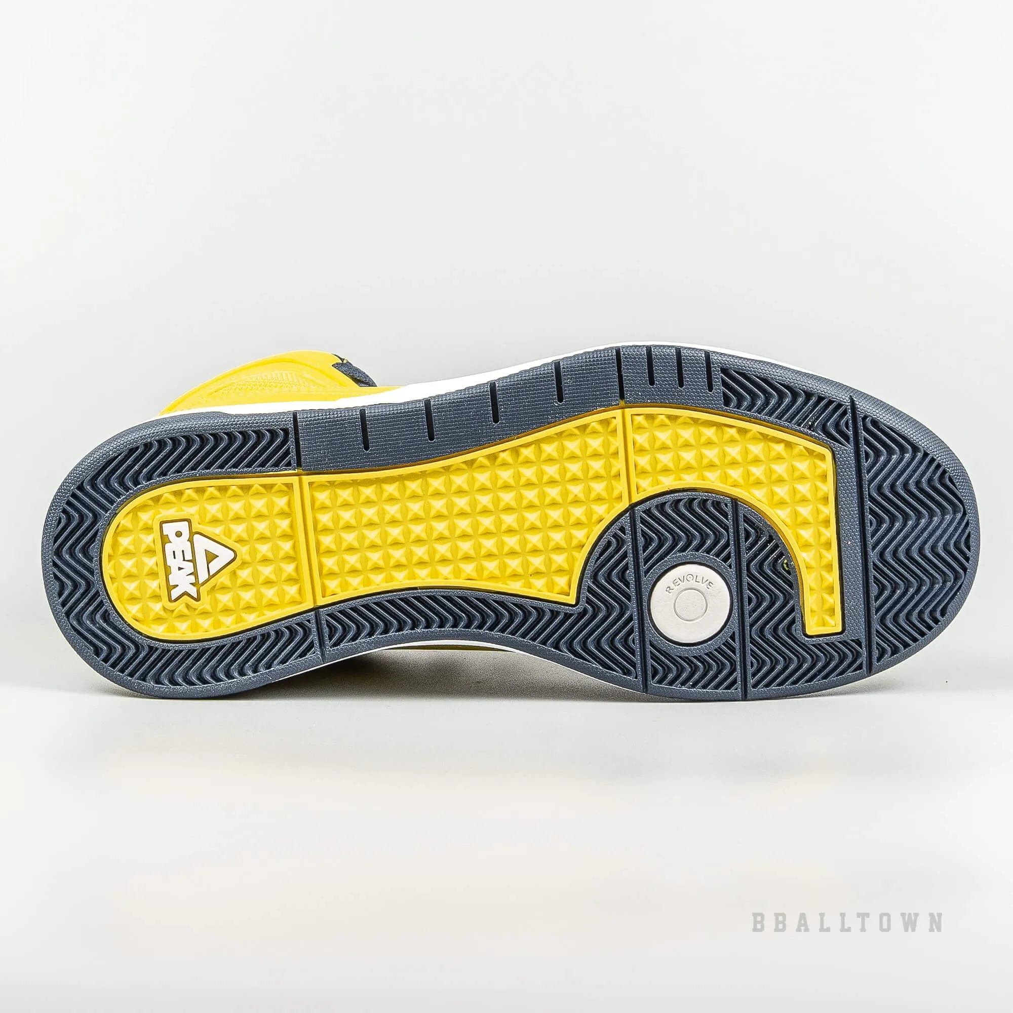 Peak Basketball Revolve Tech Shoes Gold/Blue