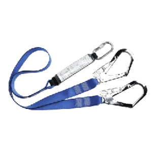 Portwest FP51 Double Lanyard Webbing With Shock Absorber