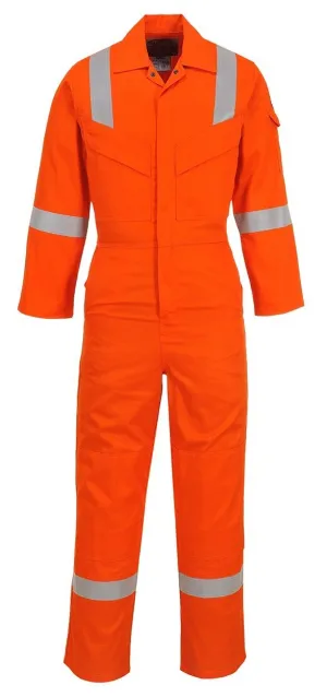 Portwest FR21 Flame Resistant Super Light Weight Anti-Static Coverall 210g