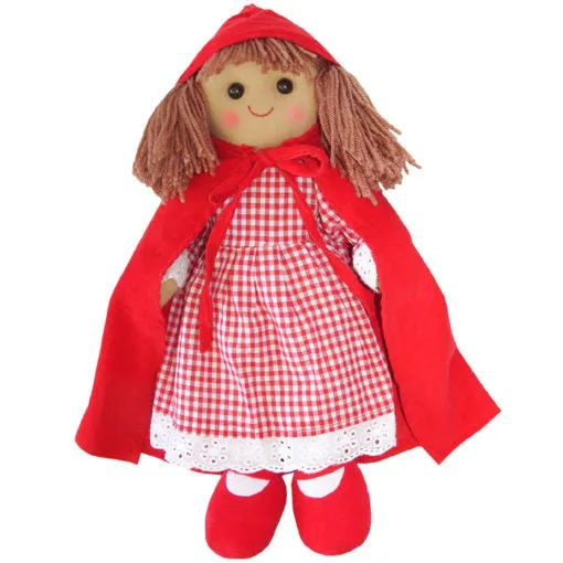 Red Riding Hood Rag Doll, Personalised Gift