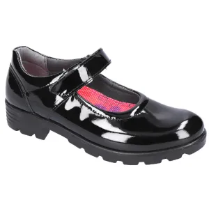 Ricosta Nora Black Patent Leather School Shoes