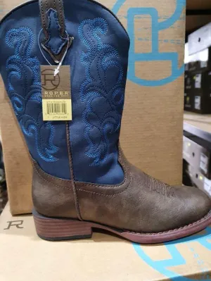Roper Toddler Blaze Brown/Blue Boots