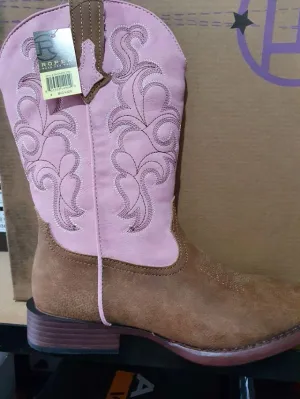 Roper Toddler Blaze Tan/Pink Boots