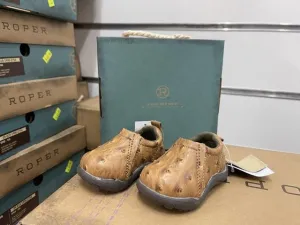 Roper Toddler Boots Cotter Tan