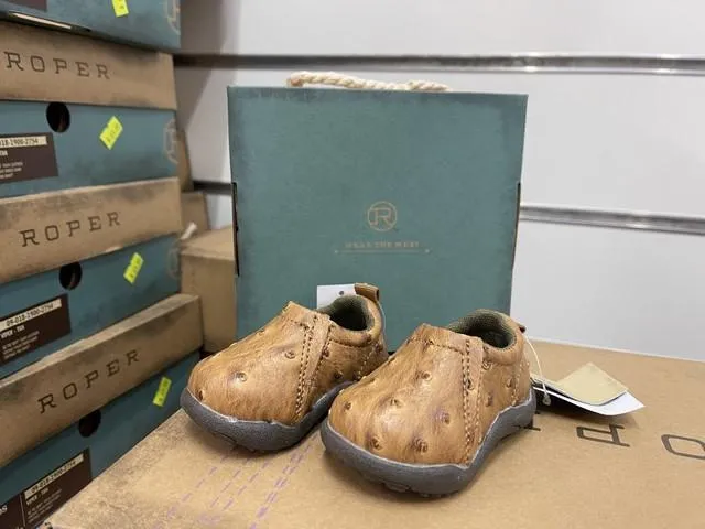 Roper Toddler Boots Cotter Tan
